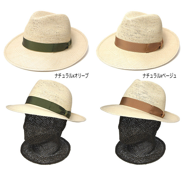 イタリア Borsalino(ボルサリーノ) つば広パナマ中折れ帽 141219