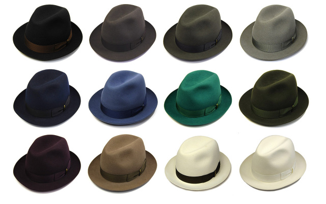 イタリア Borsalino(ボルサリーノ) ファーフエルトソフト帽 Umberto