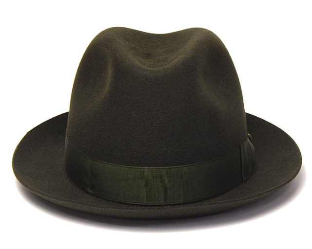 イタリア Borsalino(ボルサリーノ) ファーフエルトソフト帽 Umberto