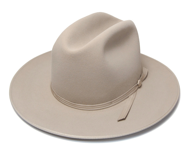 アメリカ STETSON(ステットソン) ファーフエルト中折れ帽 VINTAGE OPEN