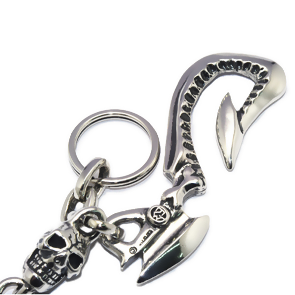 トラヴィスワーカー TRAVIS WALKER Hook w/Skull Cross Dagger Key