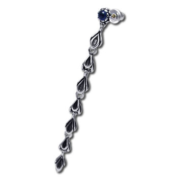 ブラッディマリー Bloody Mary サージピアスシングル サファイア bme202-s