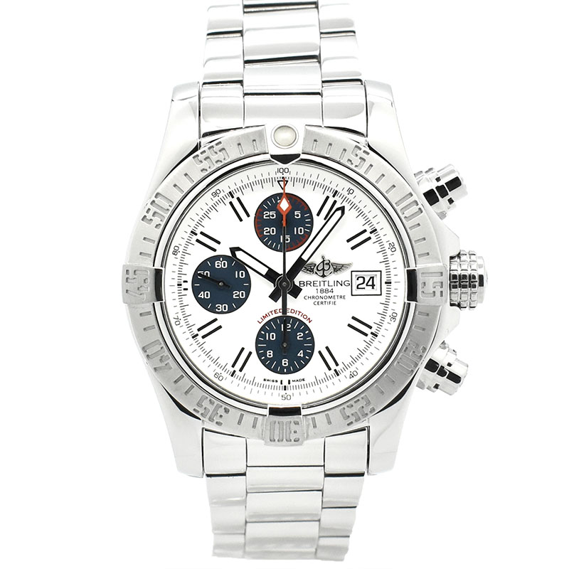 ブライトリング BREITLING スーパーオーシャン ブルー A17360 自動巻き