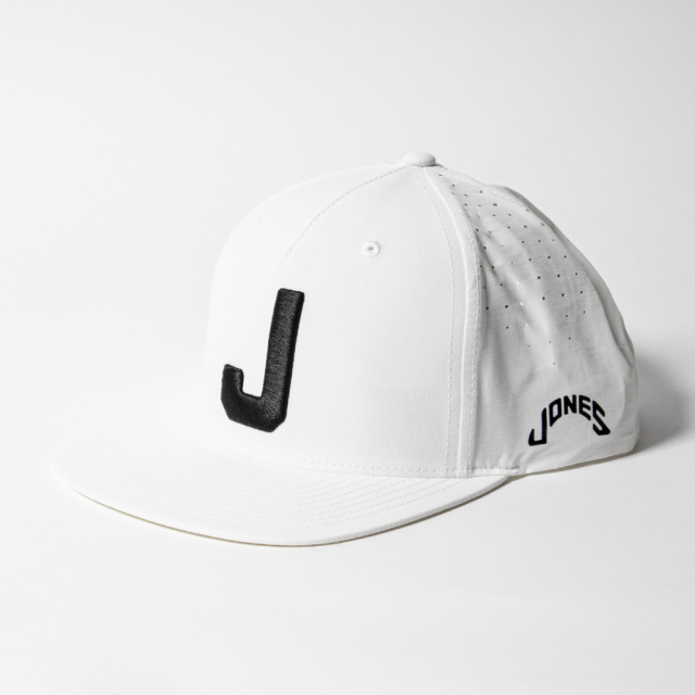 JONES（ジョーンズ） CAP（キャップ）J Punching（パンチング）White