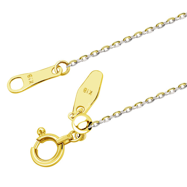 ゴールド チェーン ネックレス 18金 K18 小豆 あずき アズキ ピアット