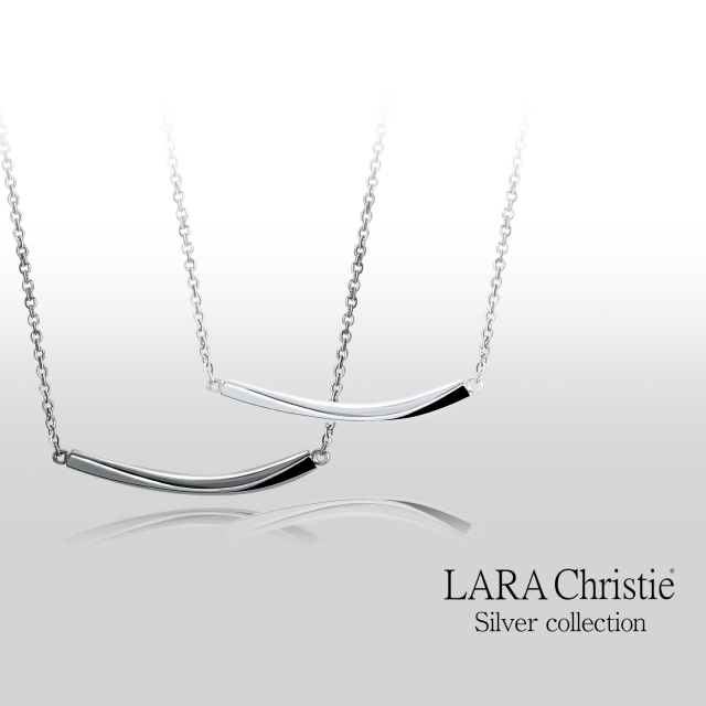 ペアネックレス バー デザイン シルバー925 [ PAIR Label ] p14005-p