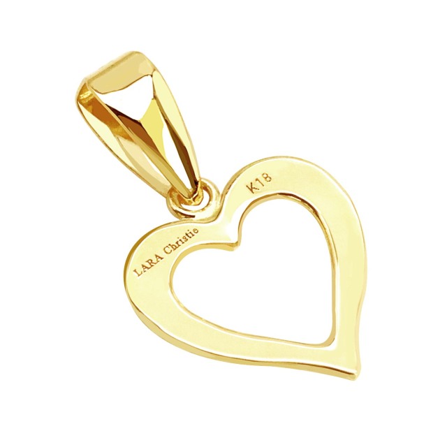 ネックレストップ ペンダントトップ ハート オープンハート レディース