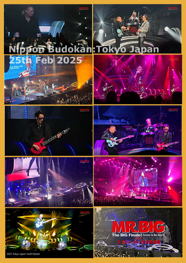 コレクターズDVD ミスター・ビッグ 2025年ファイナル日本公演 2月25日