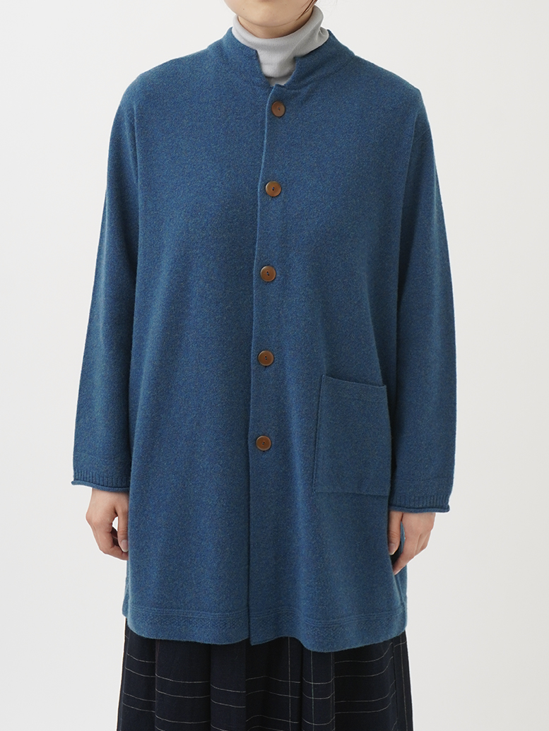 12Gラムウールボイル ロングカーディガン