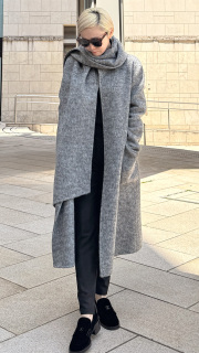 リバーウールシルクコート