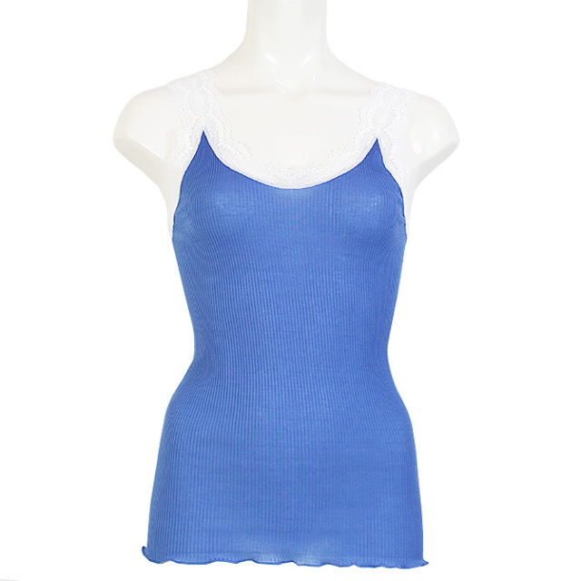 Oscalito 】【オスカリート】3162 レース付きコットンリブ タンク