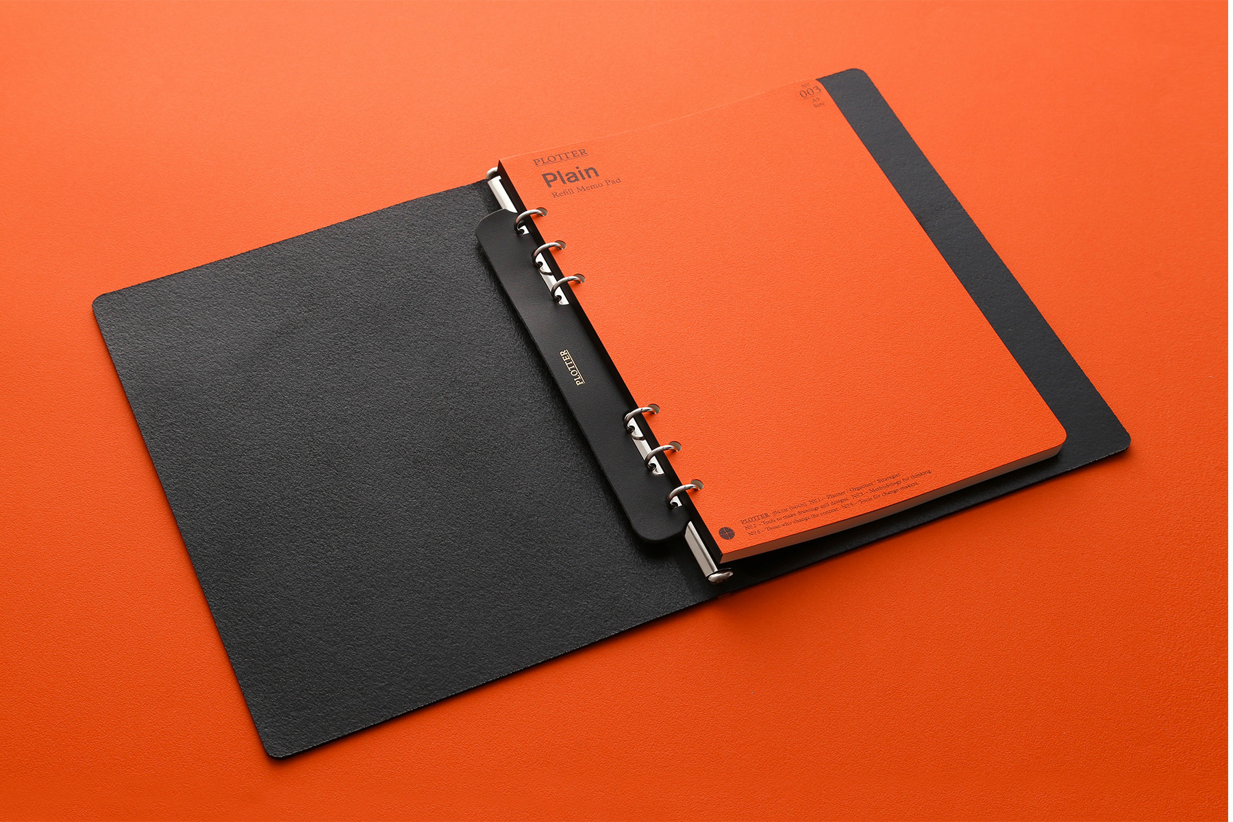 PLOTTER（プロッター）公式通販｜013 本革リングサポーター A5サイズ