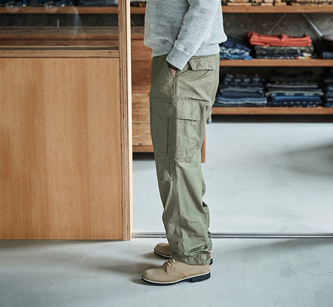 orslow オアスロウ VINTAGE FIT 6P CARGO PANTS ヴィンテージフィット6