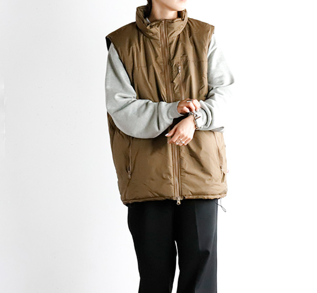 U.S MILITARY B.A.F社 LEVEL7 E.C.W.C.S PRIMALOFT VEST USミリタリー