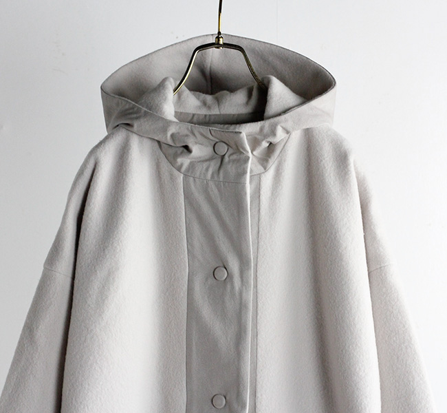 evam eva エヴァムエヴァ ウールパディングロングコート wool padding