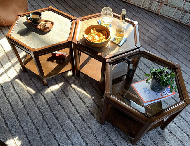 ACME FURNITURE アクメファニチャー BROOKS HEXAGON TABLE linoleum