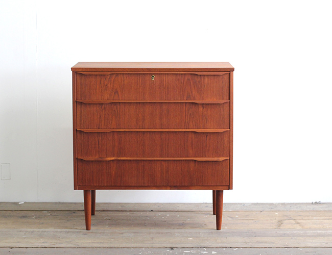 デンマークヴィンテージ チークチェスト 北欧家具