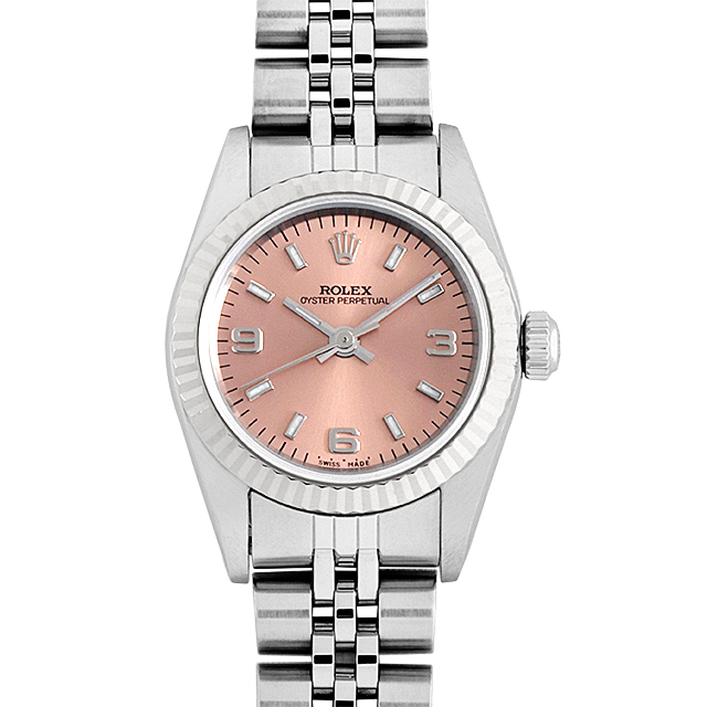 76094 ピンク/369ホワイトバー/5列/ジュビリーブレス A番 ROLEX