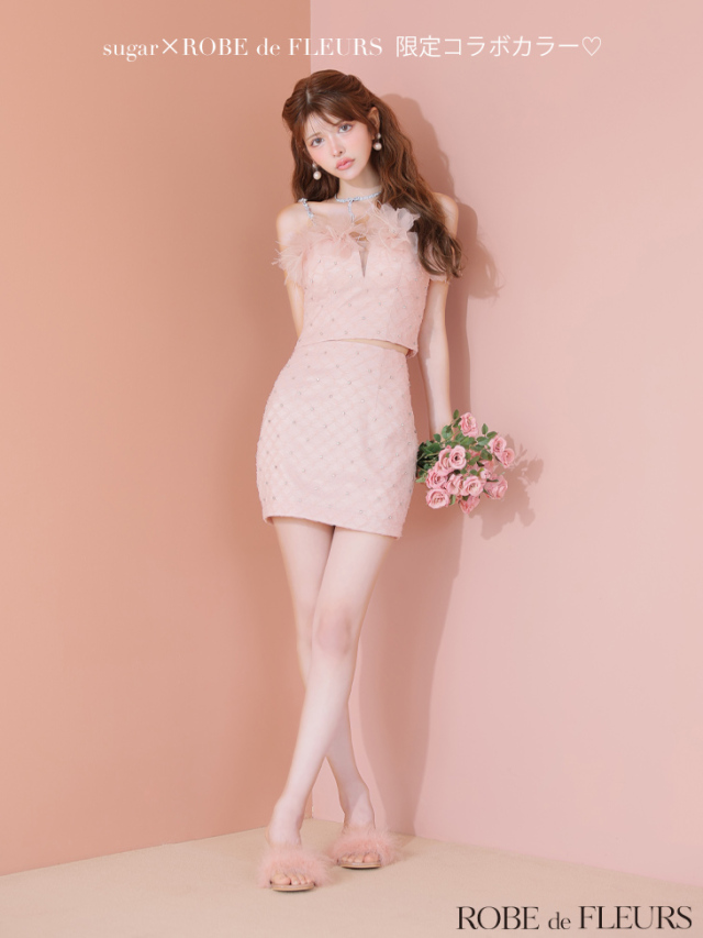 XSサイズあり】sugarコラボカラーあり♡フラワーモチーフレース