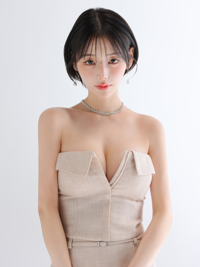 XSサイズあり】ツイルフロントファスナーセットアップミニキャバドレス