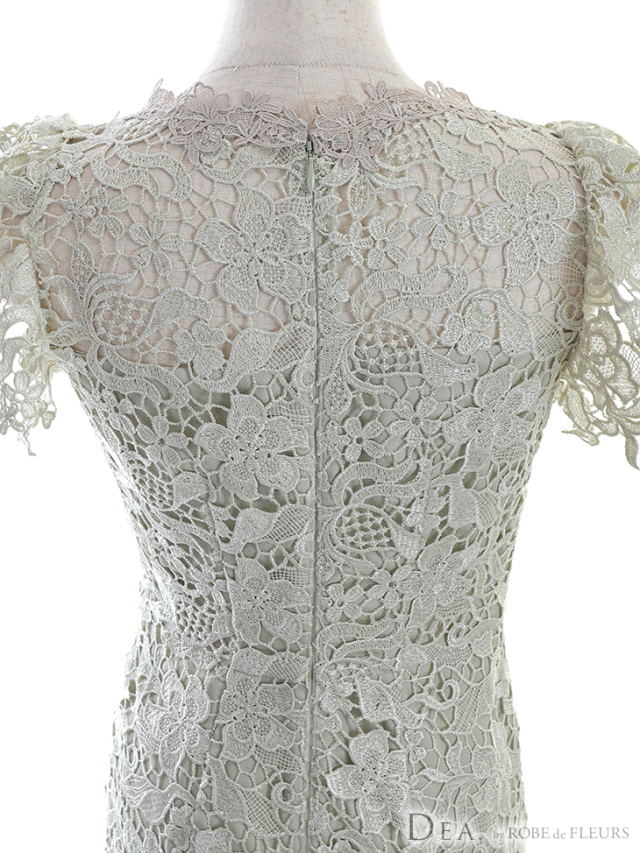 Lサイズあり】フローラルレースxマーメイドラインキャバドレス(DE2548)