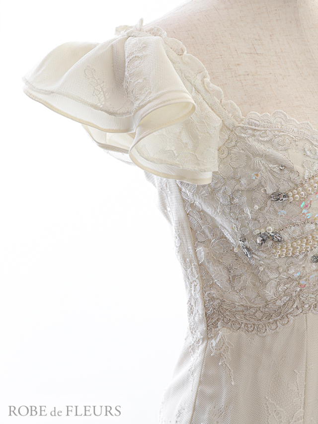 XSサイズあり】スカラップレース×パールビジュータイトミニキャバ