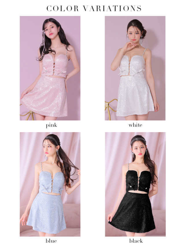 XSサイズあり】sugarコラボカラーあり♥サイドミニリボン