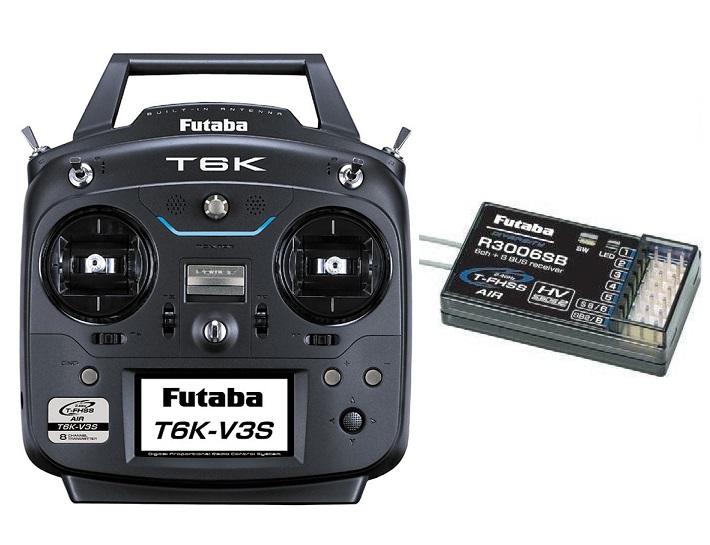 Futaba 6K V3S T-FHSS AIR 飛行機用 R3006SB付 モード1 R／C ネット