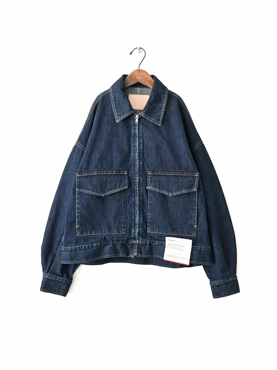 Graphpaper(グラフペーパー) Selvage Denim Zip Jacket -INDIGO DARK FADE-