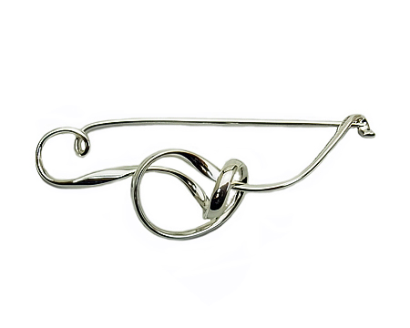 ジョージ ジェンセン] ブローチ フォーゲット・ミー・ノット