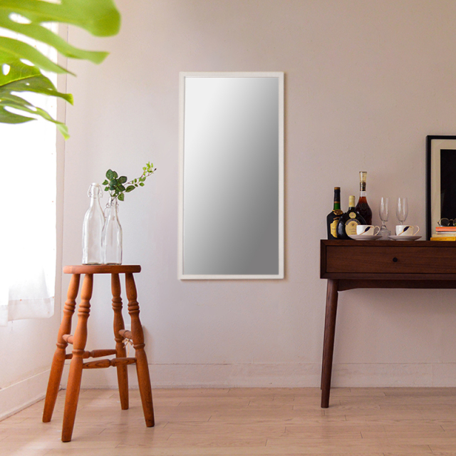 壁掛け ミラー 全身鏡 姿見 日本製 W500×1000 ジェミニ