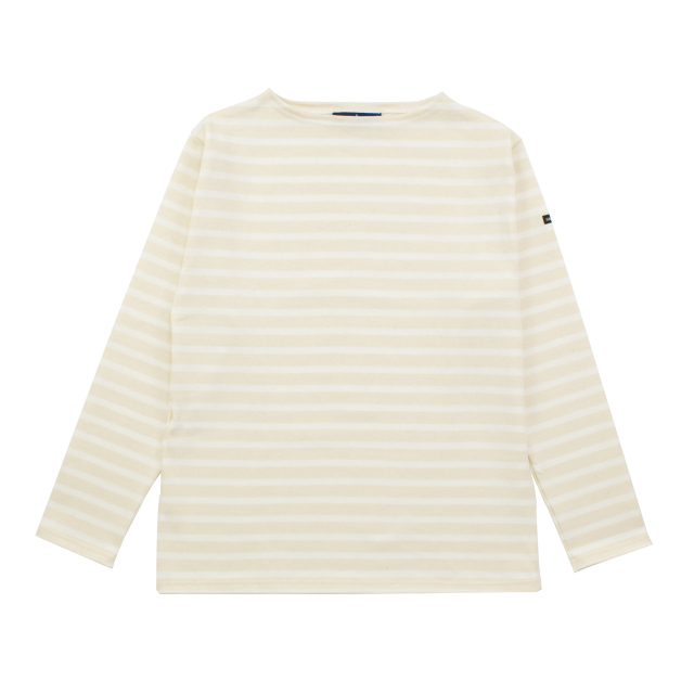 ウェッソン “ボーダー”［生成り/白]：セントジェームス