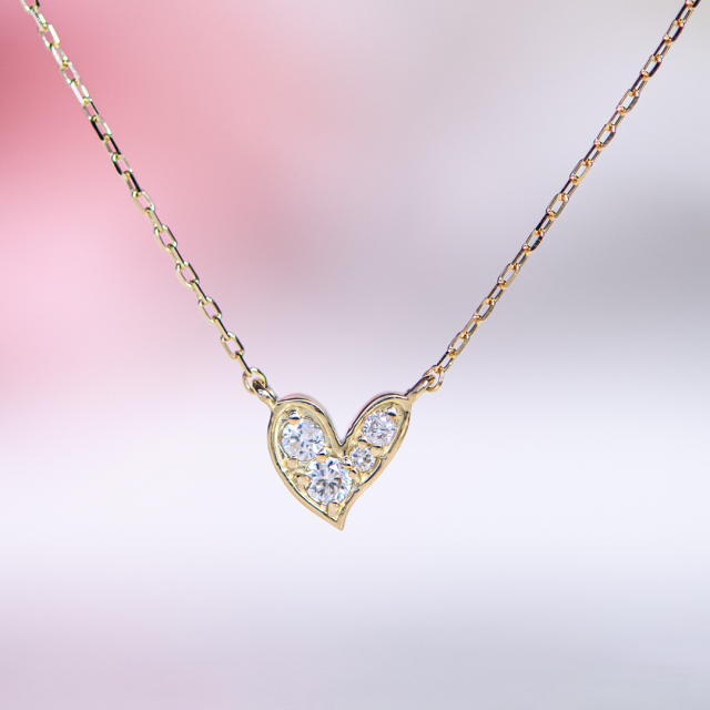 ネックレス K18イエローゴールド ダイヤモンド アクセサリーPePe