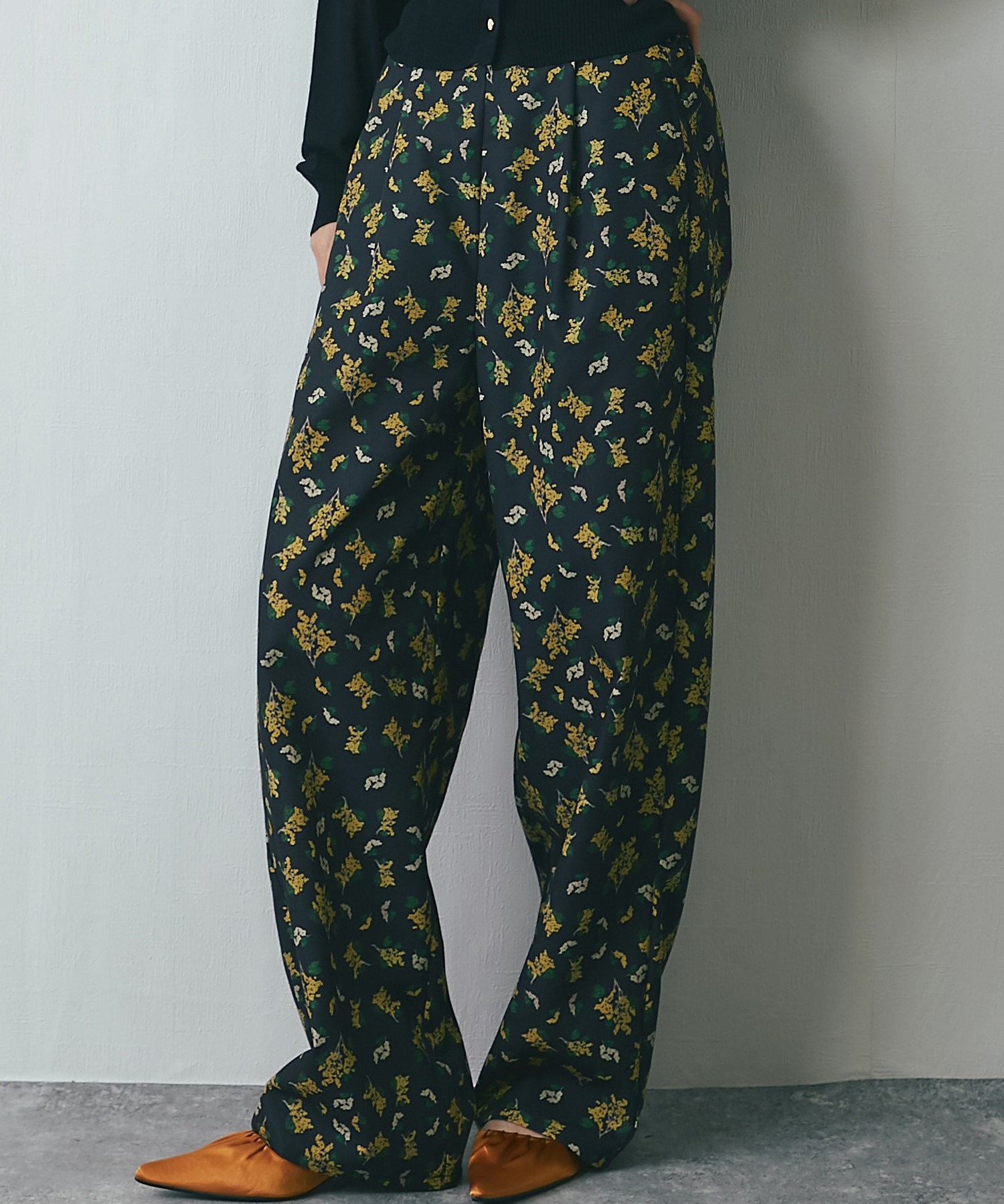 セットアップ対応】花柄イージーパンツ【品番: as29537】