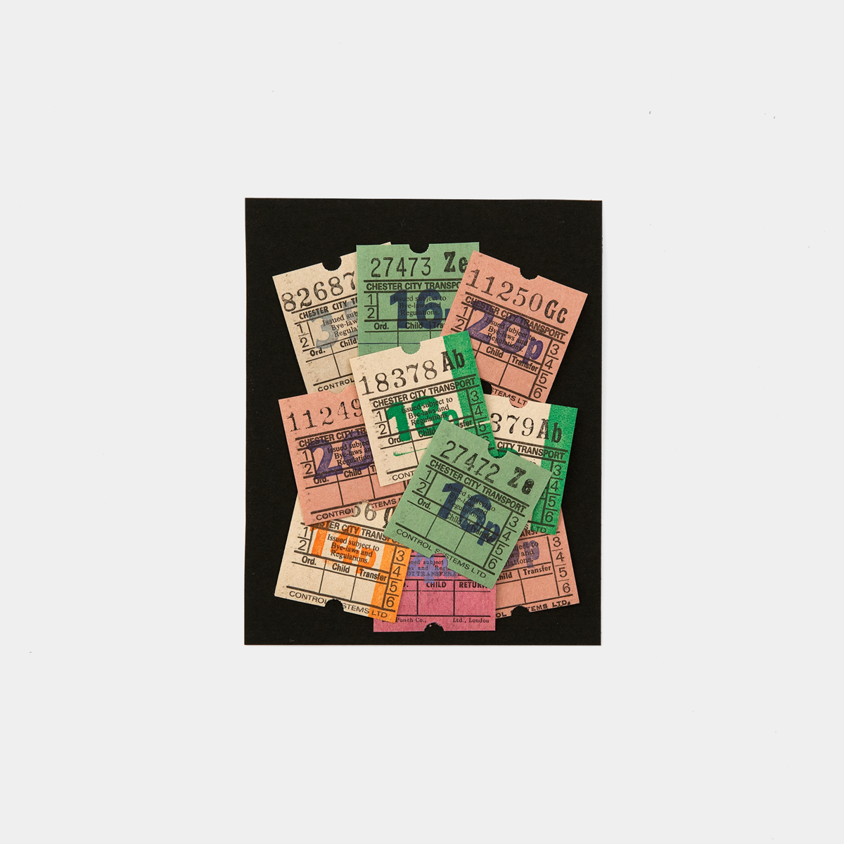 イギリス ヴィンテージバスチケット 12枚入り (07151865)