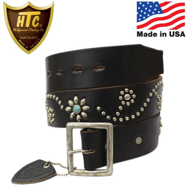 HTC(Hollywood Trading Company) ST125 Turquoise Flower Belt