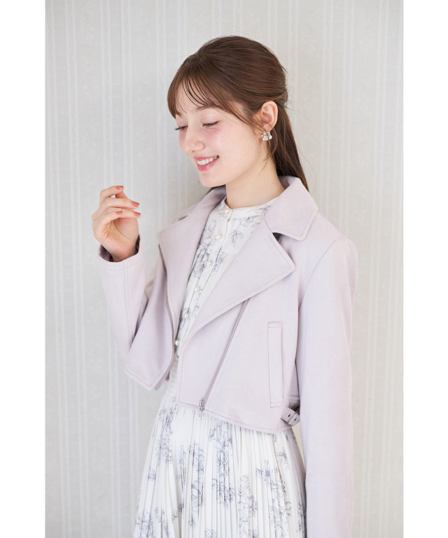 スエードライダースジャケット