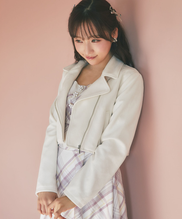 スエードライダースジャケット