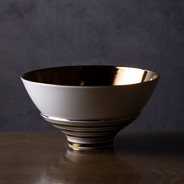 和食器 Layer.series お茶わん GOLD 作家「田中雅文」