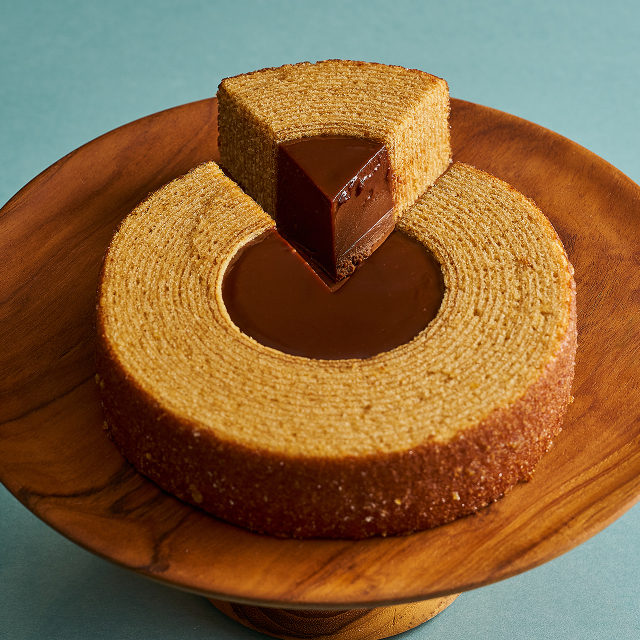 2026chocolate collection】のと栗オレンジショコラバウム(ガナッシュ