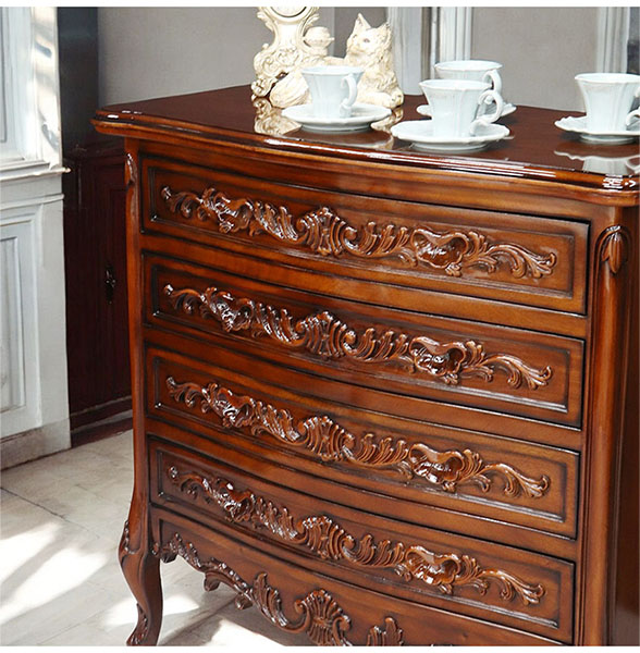 マリナカッシーリ アンティーク調 4段チェスト ｜Y-KAGU(輸入家具屋