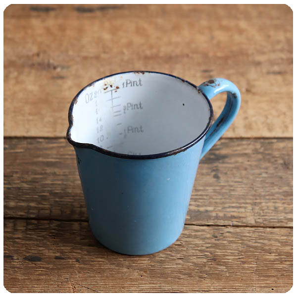 イギリス アンティーク ホーロー製 ブレッド缶 グリーン 保存缶 小物