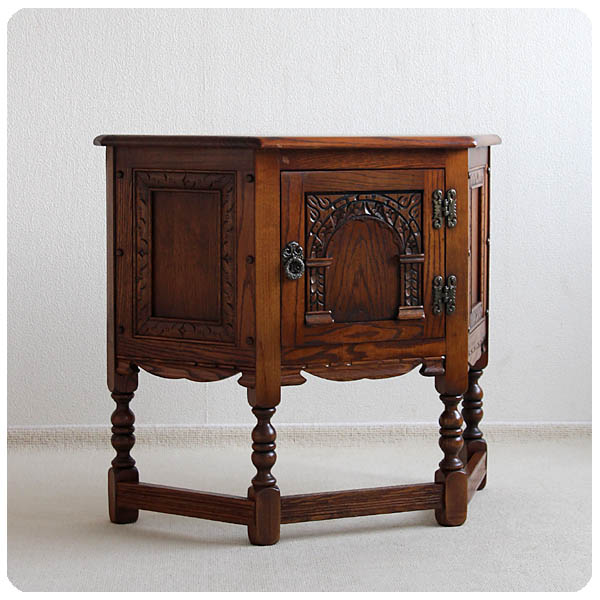 イギリス ヴィンテージ ウォールミラー チーク ミッドセンチュリー