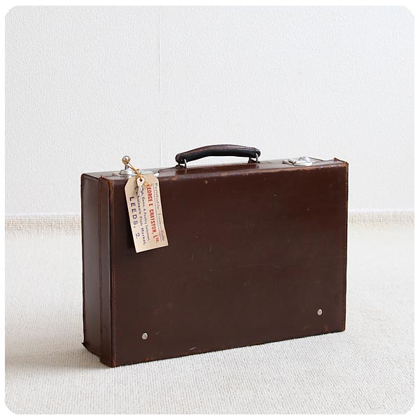 イギリス アンティーク トランク 革鞄 バッグ 英国 ROBSON & COOPER
