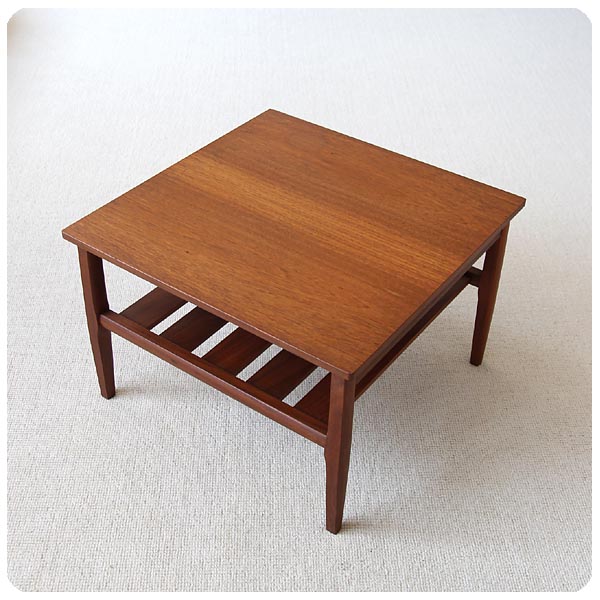 イギリス ヴィンテージ コーヒーテーブル チーク材 センターテーブル