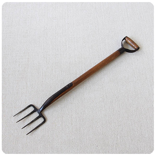 イギリス アンティーク ガーデンフォーク Q-147