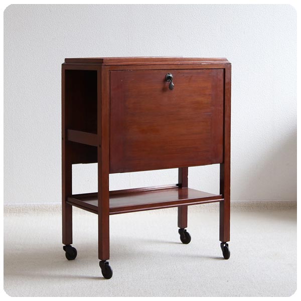 英国アンティーク バタフライテーブルワゴン/トロリー/ドロップリーフ