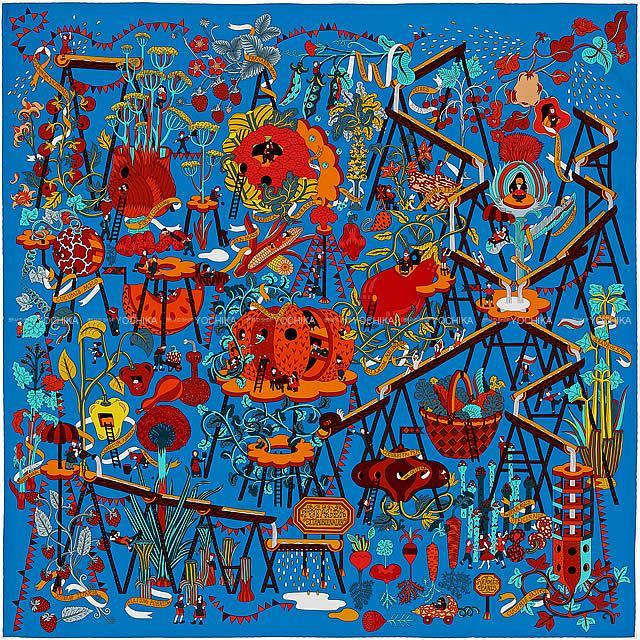 HERMES エルメス スカーフ カレ90 