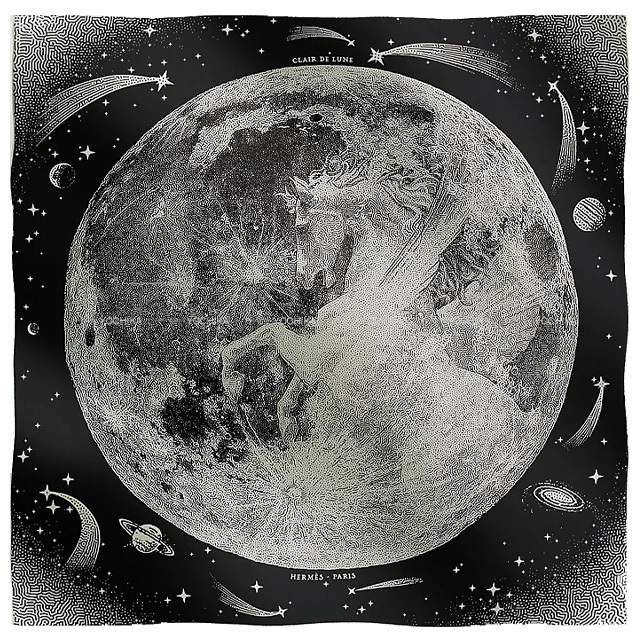 2023年秋冬 HERMES エルメス スカーフ カレ140 クレールドゥリュンヌ