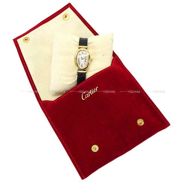 CARTIER カルティエ 腕時計 ベニュワール Bプラン クロコダイル/K18